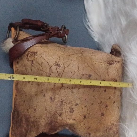 Leather  boho Fina Firenze  crossbody - Picture 13 of 16